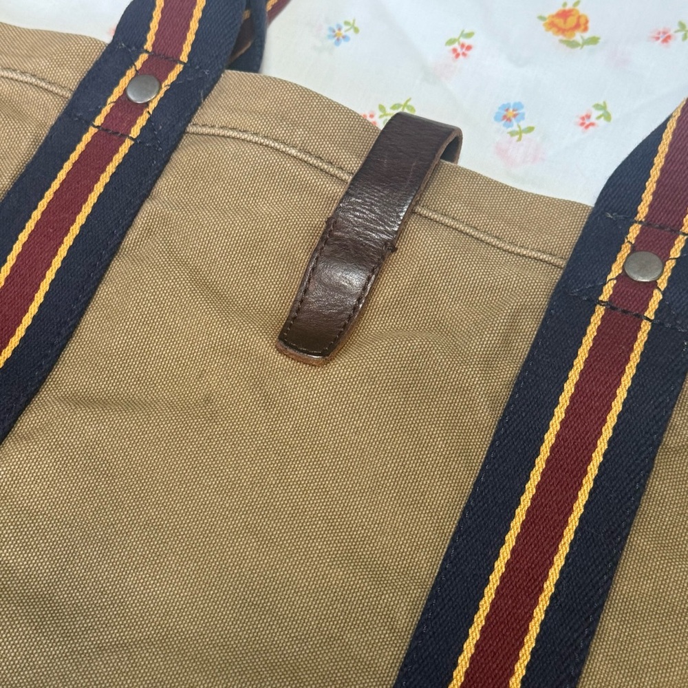 Ralph Lauren Rugby Tan Canvas Tote - Picture 7 of 7